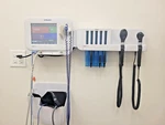 Integrated Wall Diagnostic Otoscope Ophthalmoscope Blood Pressure Thermometer Used. Price: $999.00.