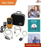 SPO2 Pulse Oximeter For Constant Monitoring Easy-to-clean Sensor, Certified New. Price: $221.33.