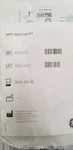 Ge Nmt Start Up Kit Pn 8002717 - Nos Oem $1100 Complete In Sealed Bag New. Price: $900.00.