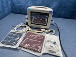 Philips MP5 Intellivue Monitor W/ Temp. Probe SPO2 Sensor New Cuffs & Hose Used. Price: $179.00.