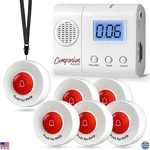Elderly Caregiver Alert System - 6 Call Buttons, Nurse Light & Bed Alarm New. Price: $99.73.