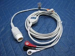 3 Hp Ekg / Ecg Cable With Snap Leads Fits Agilent - 8 Pin Merlin Usa New. Price: $24.00.