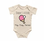 Table Tennis Newborn Gift Baby Onesie Bodysuit. Price: $18.99.