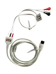 3 Ekg Trunk Cable 6 Pin With Disposable Ecg Din Leadwires Aha Warranty 12FT New. Price: $83.17.