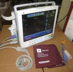 Ge B40 Patient Monitor All Cables Included SPO2 Nibp Ecg Printer E-minic Gas Used. Price: $999.00.