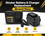 Stryker Power Pro Xt Li-ion Replacement Battery & Charger New Fast Free Ship. Price: $299.99.