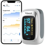 Vibeat Bluetooth Fingertip Pulse Oximeter With Rate, Blood Oxygen White New. Price: $30.39.