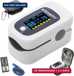 Wrinery Oxygen Saturation Monitor, Pulse Oximeter Fingertip, O2 New. Price: $41.29.