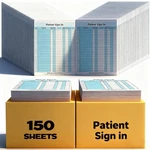 150 Pack Patient Sign In Sheets Carbonless 3 Part Label Forms... New. Price: $58.88.