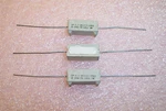 Qty (20) Ohm 5W Axial Ceramic Power Wirewound Resistors CP5-3-13-5% Dale New. Price: $8.99.