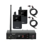Pro Uhf Dual Wireless In-ear Monitor System With EARPHONE,180FT, Rack Mount, ... New. Price: $193.74.