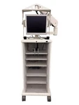 Medvix AMVX1908HD Electronics Cabinet And Monitor With Boom Arm Used. Price: $699.99.