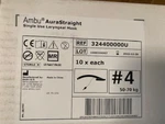 (case Of 10) Ambu 324400000U Mask Laryngeal Aura #4 Straight, Exp 12/20/2022 New. Price: $146.25.