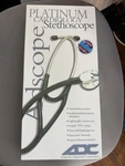 Adc Adscope 600 Cardiology Stethoscope Sculpted Multi-frequency Chestpiece New. Price: $49.00.