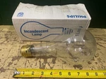 Vintage Philips Incandescent Lamp, Watt Clear Bulb W/mogul Base, 130V New. Price: $10.99.