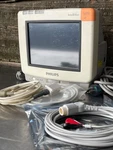 Philips Intellivue MP5 Fast Monitor Power Cord, SPO2, Bp Hose, Ecg Leads Used. Price: $499.95.
