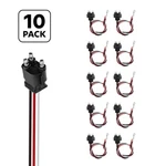 United Pacific 3 Wire Pigtail With Prong Straight Plug 12 Lead Pack Of 10 New. Price: $18.00.
