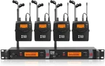 Xtuga RW2080 Wireless In Ear Monitor Uhf Iem System, 4 Receivers Open. Price: $220.00.