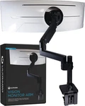 Pneumatic Heavy Duty Ultrawide Monitor Arm, 57", 44 Lbs, Black, MA20P-S New. Price: $264.99.