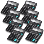 Konohan 8 Pieces 12-DIGIT Calculator, Solar Basic Desktop Small, Black New. Price: $32.10.