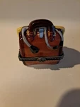 Trinket Box Dr. Bag Porcelain Medical Stethoscope Brown New. Price: $18.00.
