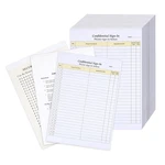 150 Pack Confidential Sign In Sheet - Patient Peel Off, Hipaa C... New. Price: $58.53.